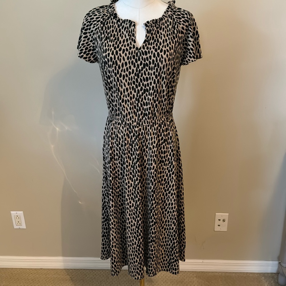 Talbots Animal Print Dress NWT Small